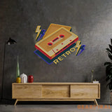 Cassette Retro Led Neon Acrylic Artwork