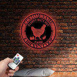 Chicken Coop Sign Custom Hen House Sign Personalized Chicken Coop Sign Name Metal Chicken Coop Sign Personalized Chicks