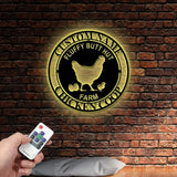 Chicken Coop Sign Custom Hen House Sign Personalized Chicken Coop Sign Name Metal Chicken Coop Sign Personalized Chicks