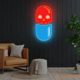 ’Chill Pill’ Neon x Acrylic Artwork