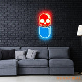 ’Chill Pill’ Neon x Acrylic Artwork