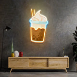Choco Milktea Led Neon Acrylic Artwork
