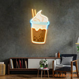 Choco Milktea Led Neon Acrylic Artwork