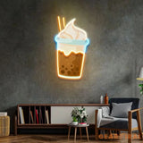 Choco Milktea Led Neon Acrylic Artwork