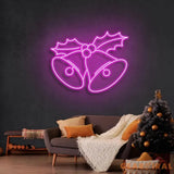 Christmas Bells Neon Sign
