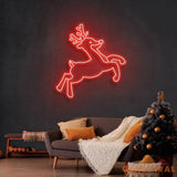 Christmas Deer Neon Sign