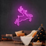 Christmas Deer Neon Sign