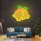 Christmas Double Bell Neon Sign