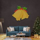 Christmas Double Bell Neon Sign