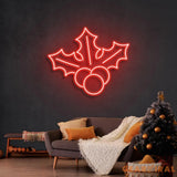 Christmas Holly Flex Neon Sign