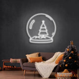 Christmas Snowglobe Neon Sign