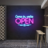 Come In We’re Open Led Neon Sign Light