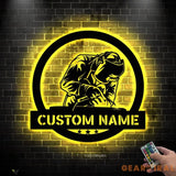 Construction Welder Sign LED - Gift For Welder - Welder Sign - Personalize Welder Sign | GearViral