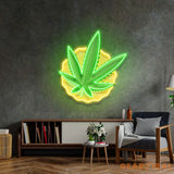 Cool Pothead Led Neon Acrylic Artwork