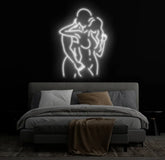 Couple Hug Neon Sign Kissing Couple LED Neon Sensual Couple Neon Sign Couple Make Love Led Sign Bedroom Neon Led Light
