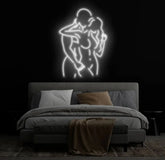 Couple Hug Neon Sign Kissing Couple LED Neon Sensual Couple Neon Sign Couple Make Love Led Sign Bedroom Neon Led Light