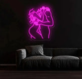 Couple Hug Neon Sign Kissing Couple LED Neon Sensual Couple Neon Sign Couple Make Love Led Sign Bedroom Neon Led Light