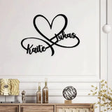 Couple Wedding Metal Sign Anniversary Family Custom Name Garden Decor Custom Name Metal Sign Personalized Metal