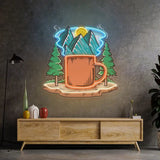 Cup of Nature LED Neon Sign Light Pop Art