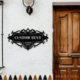 Custom Address Name Metal Sign Personalized Family Name Led Sign Outdoor Door Decor Address Wall Art Perfect Gift for