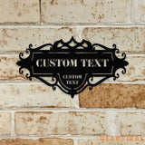 Custom Address Name Metal Sign Personalized Family Name Led Sign Outdoor Door Decor Address Wall Art Perfect Gift for