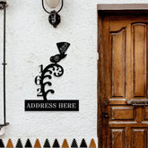 Custom Address Number Metal LED Sign Personalized Family Name Led Metal Sign Outdoor Door Decor Address Wall Art Gift