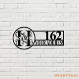 Custom Address Sign - Custom Sign - Outdoor Metal Sign - House Numbers Modern Address Sign Free shipping Metal Decor