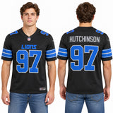 Custom Aidan Hutchinson Detroit Lions Fan Inspired Premium F.U.S.E. Stitched Premium Limited Jersey - White