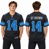 Custom Amon-Ra St. Brown Detroit Lions Fan Inspired Game Jersey - White