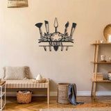 Custom Art Studio Metal Sign - Personalized Painter Name Sign - Artist Sign - Art Supplies Painter Tools Sign