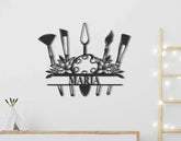 Custom Art Studio Metal Sign - Personalized Painter Name Sign - Artist Sign - Art Supplies Painter Tools Sign