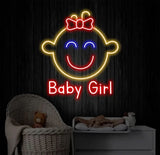 Custom Baby Girl Neon Sign Kid Room Neon Sign Bedroom Decor Kid Room Decor Baby Girl Sign Led Light Baby Shower Gifts