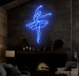 Custom Ballet Name LED Neon Sign - Handmade Wall Light Decor Personalized Ballet Dancer Gifts Custom Neon Sign for