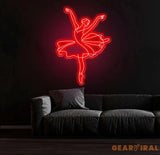 Custom Ballet Name LED Neon Sign - Handmade Wall Light Decor Personalized Ballet Dancer Gifts Custom Neon Sign for