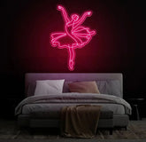 Custom Ballet Name LED Neon Sign - Handmade Wall Light Decor Personalized Ballet Dancer Gifts Custom Neon Sign for
