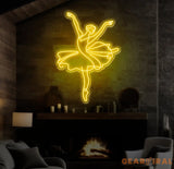 Custom Ballet Name LED Neon Sign - Handmade Wall Light Decor Personalized Ballet Dancer Gifts Custom Neon Sign for