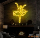 Custom Ballet Name LED Neon Sign - Handmade Wall Light Decor Personalized Ballet Dancer Gifts Custom Neon Sign for