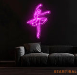 Custom Ballet Name LED Neon Sign - Handmade Wall Light Decor Personalized Ballet Dancer Gifts Custom Neon Sign for