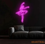 Custom Ballet Name LED Neon Sign - Handmade Wall Light Decor Personalized Ballet Dancer Gifts Custom Neon Sign for