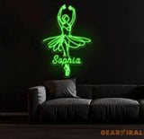 Custom Ballet Name LED Neon Sign - Handmade Wall Light Decor Personalized Ballet Dancer Gifts Custom Neon Sign for