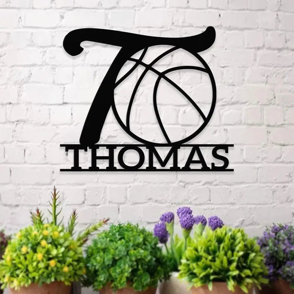 Custom Baseball Metal Sign with LED Lights Personalized Family Name Sign Outdoor Door Decor Personalized Wall Art