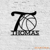 Custom Baseball Metal Sign with LED Lights Personalized Family Name Sign Outdoor Door Decor Personalized Wall Art