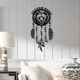 Custom Bear Dream Catcher Metal Wall Art with Led Lights Dreamcatcher Wall Hanging Dreamcatcher Decor Christmas gifts
