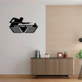 Custom Billiards Medal Hanger With Led Light Personalized Billiard Name Metal Sign Sport Metal Holder Light Home Metal