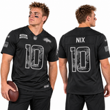 Custom Bo Nix Denver Broncos Fan Inspired 2026 Salute to Service Stitched Premium Limited Jersey - Black