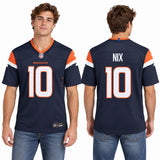 Custom Bo Nix Denver Broncos Fan Inspired Game Jersey - White