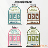 Custom Books Read This Year Tracker,Books Read Counter,Bookshelf Decor,Book Tracker,Reader,Book Lover,Bookish Gift,Book End,Library Sign