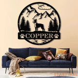 Custom Boston Terrier Terrier Metal Sign Dog Name Sign Boston Terrier Wall Decor Dog Lovers Wall Art Pet Lover Gift Dog