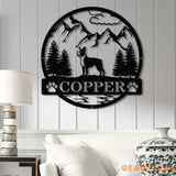 Custom Boston Terrier Terrier Metal Sign Dog Name Sign Boston Terrier Wall Decor Dog Lovers Wall Art Pet Lover Gift Dog