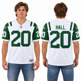 Custom Breece Hall New York Jets Fan Inspired Classic Alternate Premium F.U.S.E. Premium Limited Jersey - White